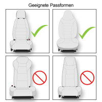 Sitzbezüge passend für PLA Wohnmobil (Schwarz-Beige) Pilot 6.13
